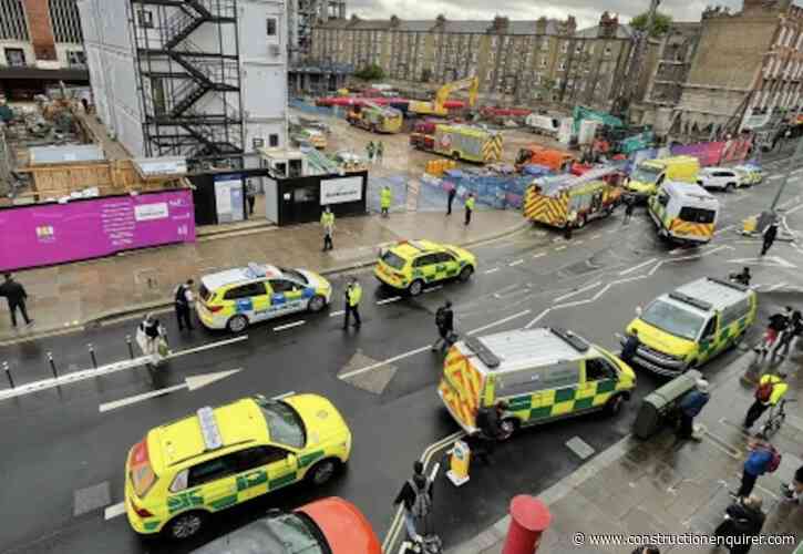 Two seriously injured in London steelwork collapse