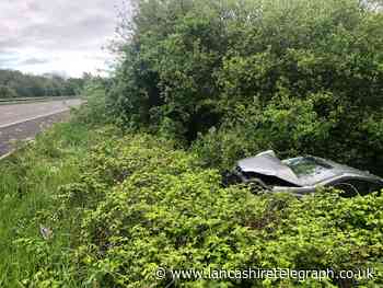 M6: 'Tired driver' lost control of car on motorway