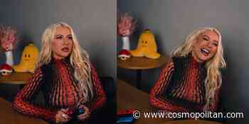 Christina Aguilera Mario Kart 8 Racing Interview - Cosmopolitan