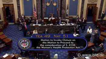 Im US-Senat: Gesetz für Recht auf Abtreibung gescheitert! - BILD