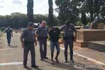 Funcionário da prefeitura é esfaqueado em cemitério de Marília - Globo