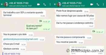 Falso frete: estelionatários utilizam nome e foto de moradora de Brusque para aplicar golpes - O Município