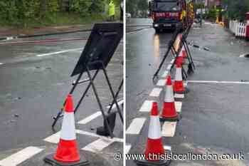Thames Water confirms repair after Hayes Lane Bromley flood