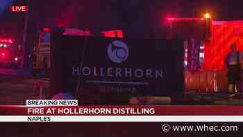 Significant damage after fire at Hollerhorn Distilling in Naples