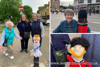 Abbots Langley taken over by Jubilee-themed knitted characters