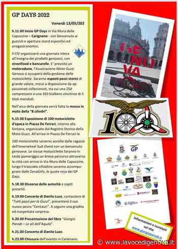 GP Days, tappa a Recco per cento moto Guzzi - LaVoceDiGenova.it