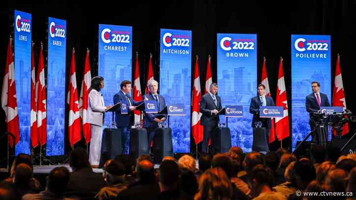 Poilievre's crypto policy questioned, and other notable moments from the English Conservative leadership debate