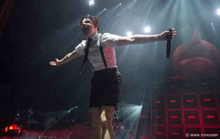 Yungblud acts on promise to paint pride flag on Polish street