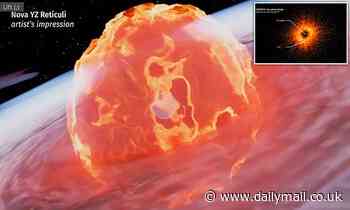 Astronomers see a nova explosion on a white dwarf for the first time