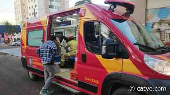 Trabalhador cai da escada e sofre fratura no Centro de Cascavel - Catve