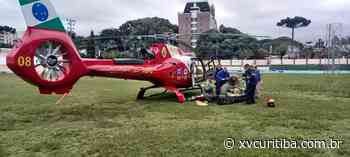 Trabalhador fica em estado grave ao cair de escada no Passeio Público em Curitiba - XV Curitiba