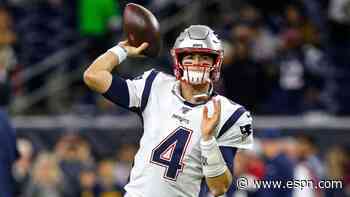 Source: Patriots trading QB Stidham to Raiders