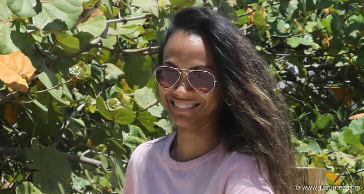Zoe Saldana Hits the Beach in Miami After 'Avatar: The Way of the Water' Trailer is Released!