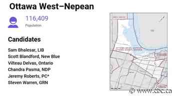 Ontario Votes 2022: Ottawa West-Nepean - CBC.ca