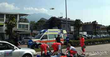 Arco, soccorsa dall'elicottero una donna investita da un'automobile - l'Adige