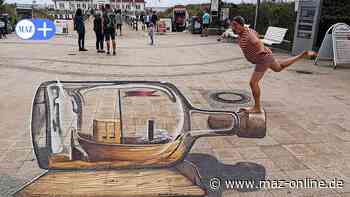 Rathenow: Bekannter Straßenmaler wird vor dem Kulturzentrum aktiv - Märkische Allgemeine Zeitung