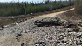 Northern Sask. community cut off after highway washed out