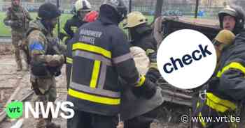 CHECK - Ja, hulpverleners in Oekraïne dragen vesten van brandweer Lommel - Vlaamse Radio- en Televisieomroeporganisatie