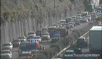 Un nouvel accident sur l'A8 provoque de gros embouteillages entre Cannes et Antibes