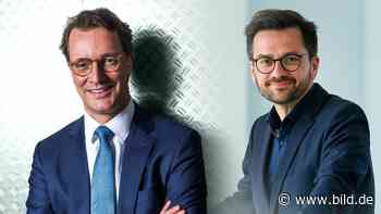 Landtagswahl in NRW: Hendrik Wüst und Thomas Kutschaty im Zweikampf - BILD