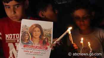 Palestinians reject probe with Israel of reporter's killing