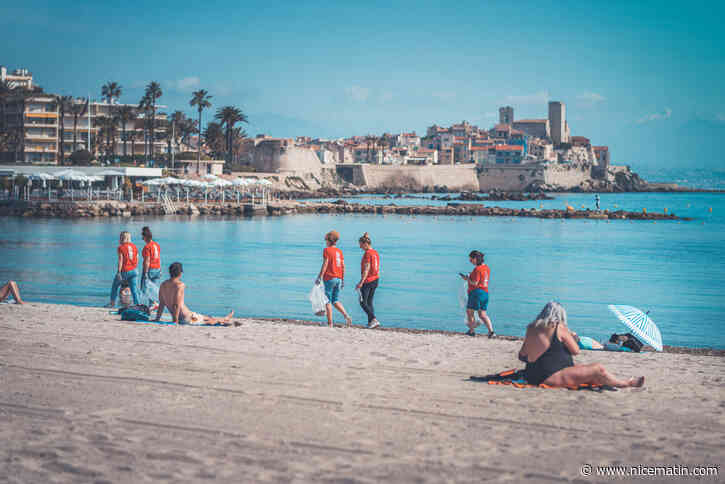 14.700 mégots, 83 bouteilles de bière, 46 masques… Ils ont fait place nette sur cette plage d’Antibes