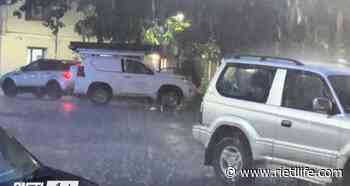 Temporale intenso e grandine sulla città: disagi alla viabilità e allagamenti - Rieti Life