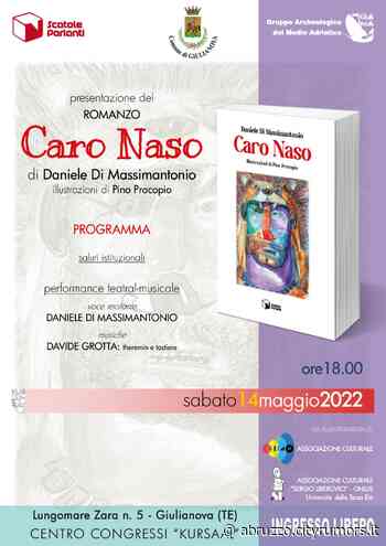 Giulianova, presentazione tetral-musicale del libro 'CaroNaso' di Daniele Di Massimantonio con illustrazione di Procopio - Abruzzo Cityrumors