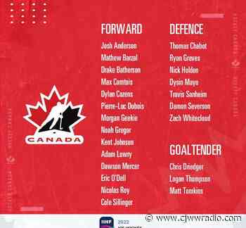 Two Saskatchewan born players selected to Team Canada - CJWW