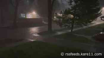 Storms sweep through Minnesota, leaving thousands without power