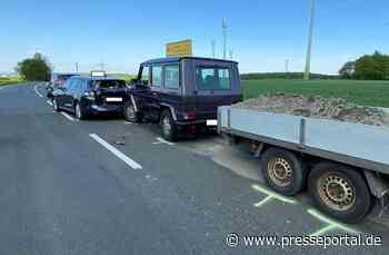 POL-PDWIL: Verkehrsunfall mit drei Fahrzeugen bei Peterswald-Löffelscheid
