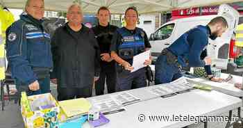 Une opération de sensibilisation à la sécurité routière au marché de Ploemeur - Le Télégramme