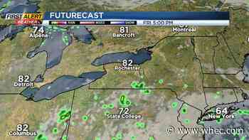 First Alert Forecast: Staying warm, but getting more muggy