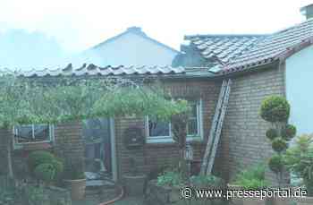 FW-DO: 12.05.2022 - Feuer in Scharnhorst Reihenhaus durch Brand komplett zerstört