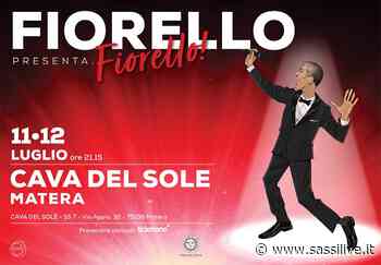 Rosario Fiorello ritorna a Matera con lo spettacolo "Fiorello presenta: Fiorello!" alla Cava del Sole "David Sassoli" - Sassilive.it
