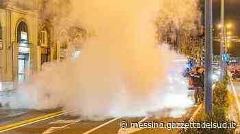 Messina, auto di una scuola guida in fiamme durante una lezione. Nessun ferito - Gazzetta del Sud - Edizione Messina
