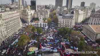 La marcha federal llega a la Ciudad de Buenos Aires: preocupación en la gente para volver del trabajo - Radio Rivadavia