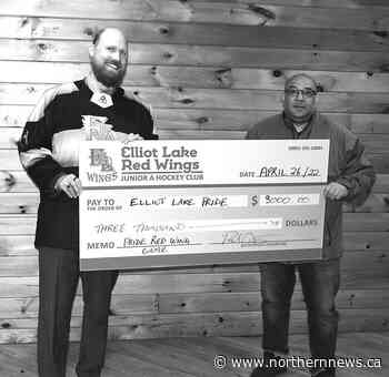Red Wings donate $3000 to Elliot Lake Pride - Northern Daily News