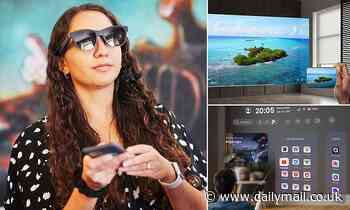 MailOnline tests EE's £400 'Nreal Air' AR glasses that project a cinema-sized screen in front of you