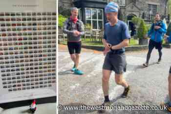 Ambleside's Gnome mascot takes on Wainwright challenge inspired by John Kelly | The Westmorland Gazette - The Westmorland Gazette