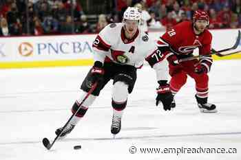 Thomas Chabot named Canada's captain for men's world hockey championship - Virden Empire Advance
