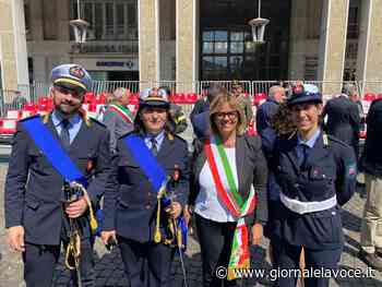CIRIE'. Il sindaco a Vercelli per accogliere la nuova agente Gaia Perotti - Giornale La Voce