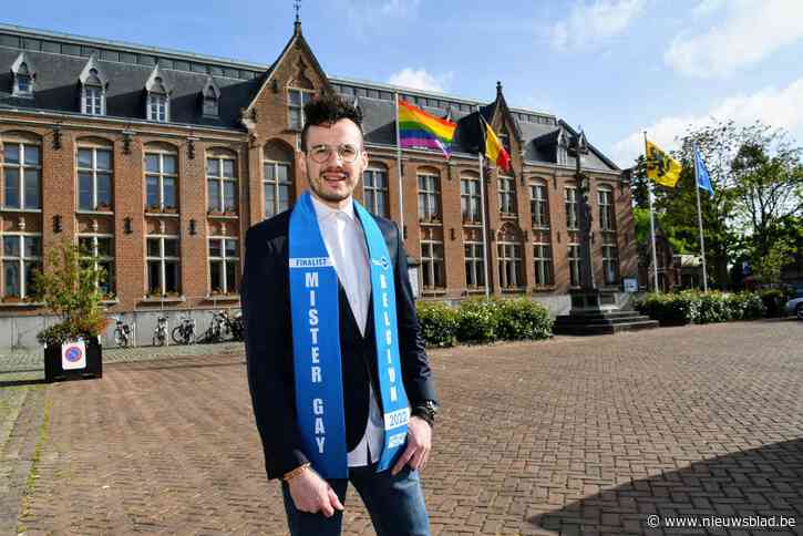“Ook in de bouw moeten homoseksuele mannen zich thuis kunnen voelen”: Mister Gay-finalist Jonas (34) wil taboe in ‘machowereld’ doorbreken