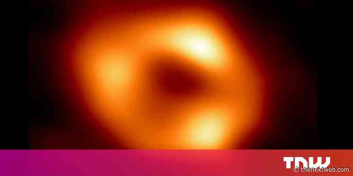 Remember that first picture of a black hole in our galaxy? We took it