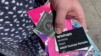 'I've gotten 60 so far': Ottawa woman targets anti-trans stickers in ByWard Market - CTV News Ottawa
