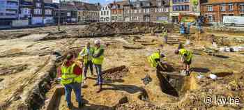 Vrijwilligers helpen met archeologisch onderzoek op de Steenakker in Wervik, elke vrijdag een publieksmoment - KW.be - KW.be