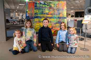 MLZ+ „Das ist der Hammer“: Jarno (9) versteigert Antikriegsbild für 1750 Euro - Münsterland Zeitung