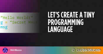 Let’s Create a Tiny Programming Language