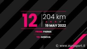 Giro d'Italia 2022 - Tappa 12: Parma-Genova, il percorso in 3D - Eurosport IT