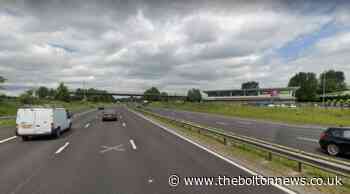Part of the M61 was closed due to a concern for welfare of woman